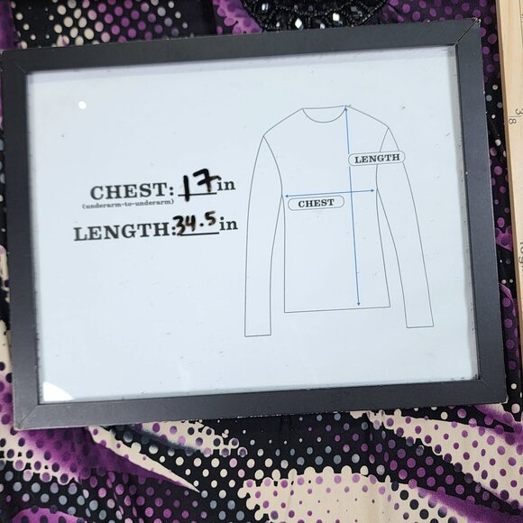 Bisou Bisou Michele Bohbot Size 10 Dress With Purple Black Beaded Neckline - Picture 5 of 9